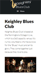 Mobile Screenshot of keighleybluesclub.net